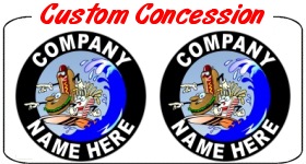 Custom Conesssion Truck Decals