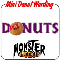 Lil Ordbits Mini Donuts Decal
